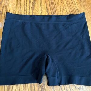 Jockey Black Elastic Nylon and Spandex Shorts Size XL EUC